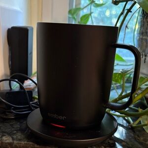 Ember Black Smart Mug with Charging Coaster